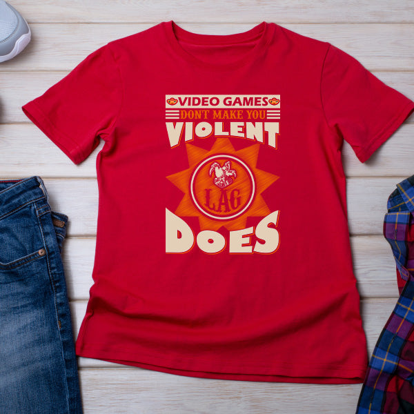 "Video Games Don't Make You" T-Shirt | Premium Gaming Gear