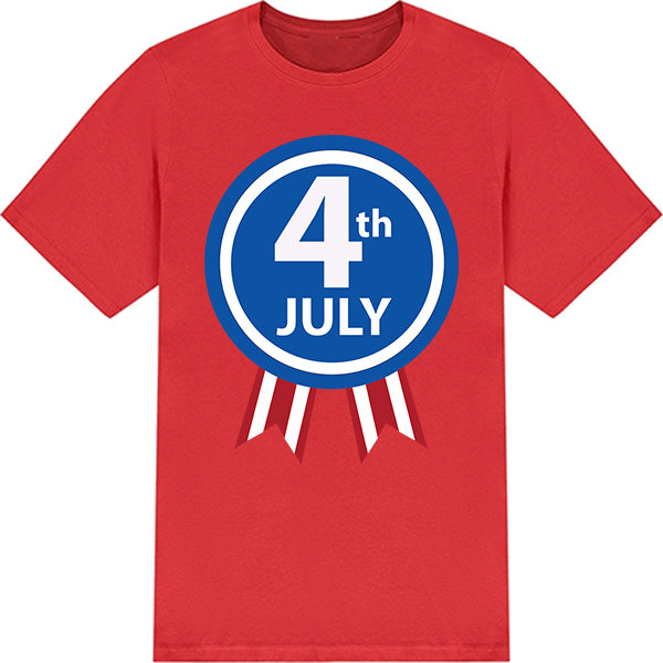 Patriotic Unisex T-Shirt for Fourth of July Equestrian Fun