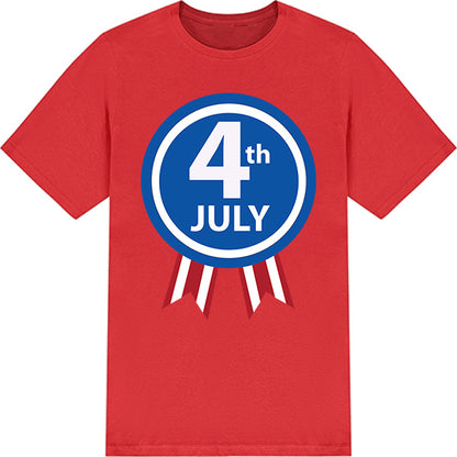 Patriotic Unisex T-Shirt for Fourth of July Equestrian Fun