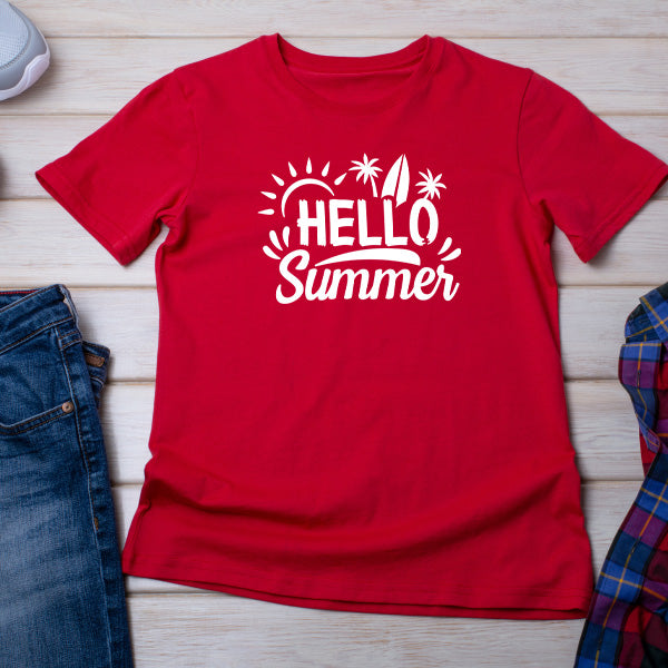 Hello Summer V2 Unisex T-Shirt | Exclusive Equestrian Wear