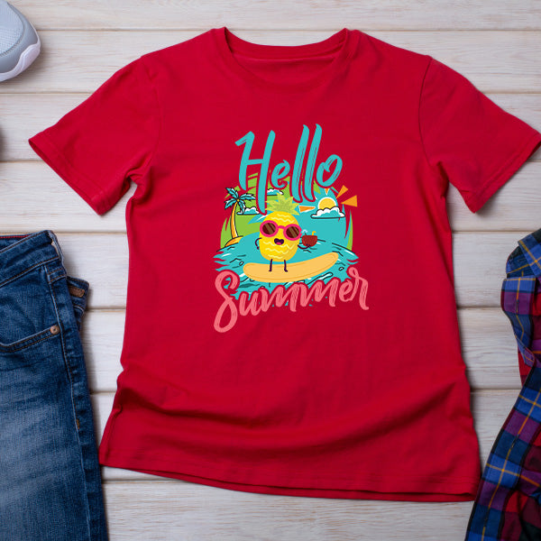 Hello Summer V3 Unisex T-Shirt | Equestrian Summer Series