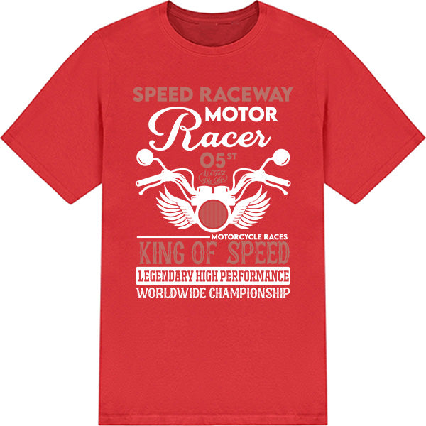 Speed Raceway Motor Racer T-Shirt | Unisex | For Bikers