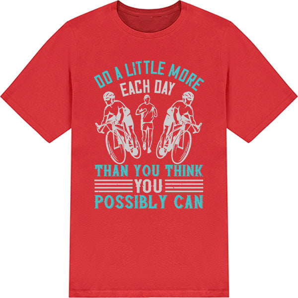 Unisex Runner's T-Shirt - 'Do A Little More' | Equestrian Shop