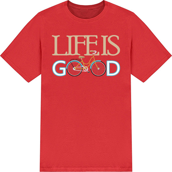 Life Is Good Unisex T-Shirt | Bicycle Adventures | Shop Now