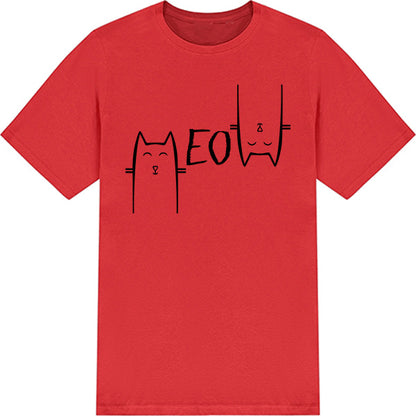 Meow Unisex T-Shirt | Exclusive Cat Collection for Equestrians