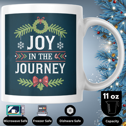 Shop the "Joy in the Journey" Christmas Mug - Perfect Holiday Gift for Coffee Lovers