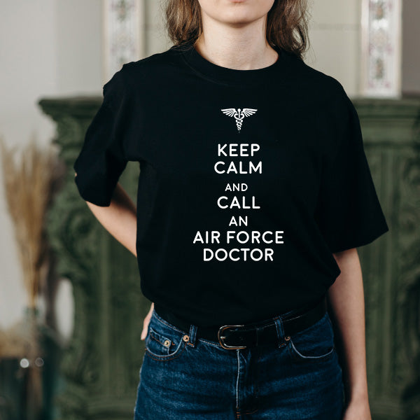 Keep Calm Air Force Doctor T-Shirt | Unisex Equestrian Wear