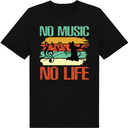 "No Music No Life" Unisex T-Shirt | Ideal for Music Lovers