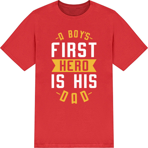 "A Boy's First Hero Is His Dad" Unisex T-Shirt | Equestrian Apparel