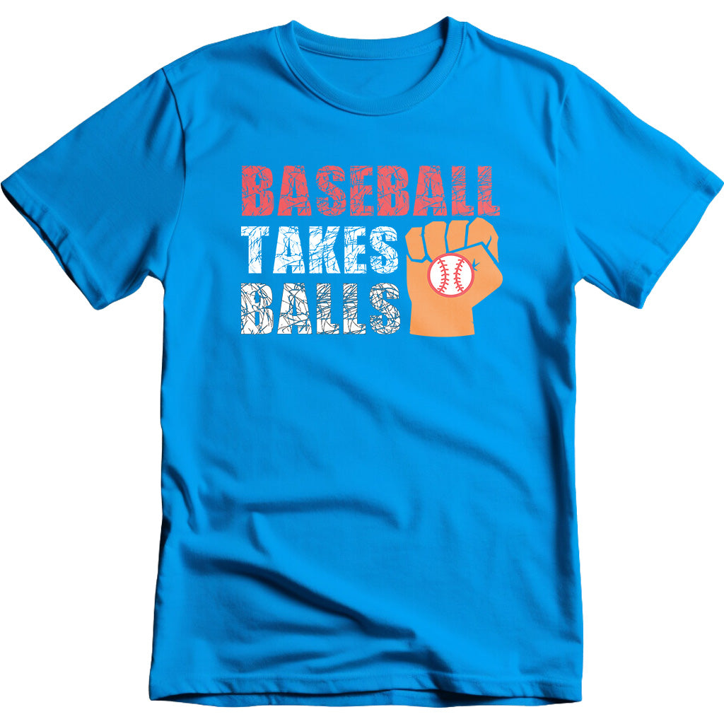 Unisex Baseball Takes Balls T-Shirt | Celebrate Baseball Spirit