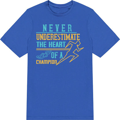 Unisex "Heart Of A Champion" T-Shirt | Runner's Edition