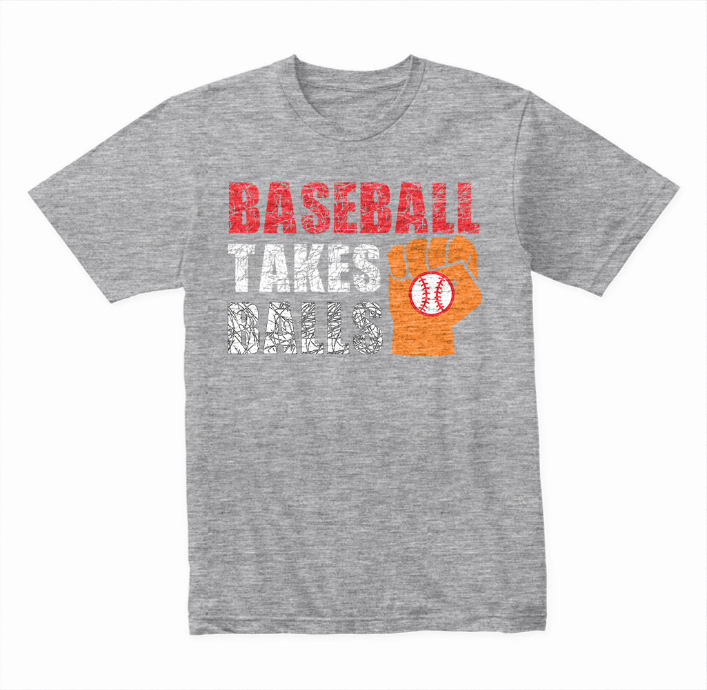 Unisex Baseball Takes Balls T-Shirt | Celebrate Baseball Spirit