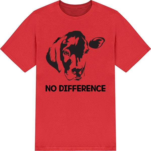 No Difference Unisex T-Shirt | Embrace Vegan Vibes | Shop Now