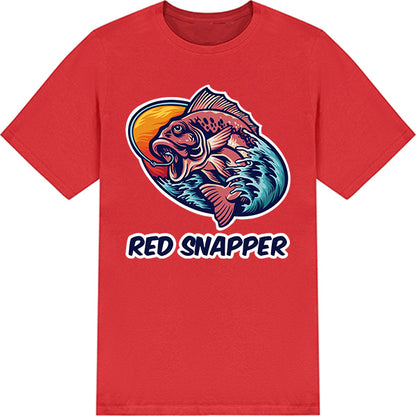 Red Snapper Unisex T-Shirt | Ideal for Fishing Fans