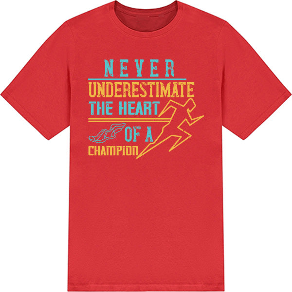 Unisex "Heart Of A Champion" T-Shirt | Runner's Edition