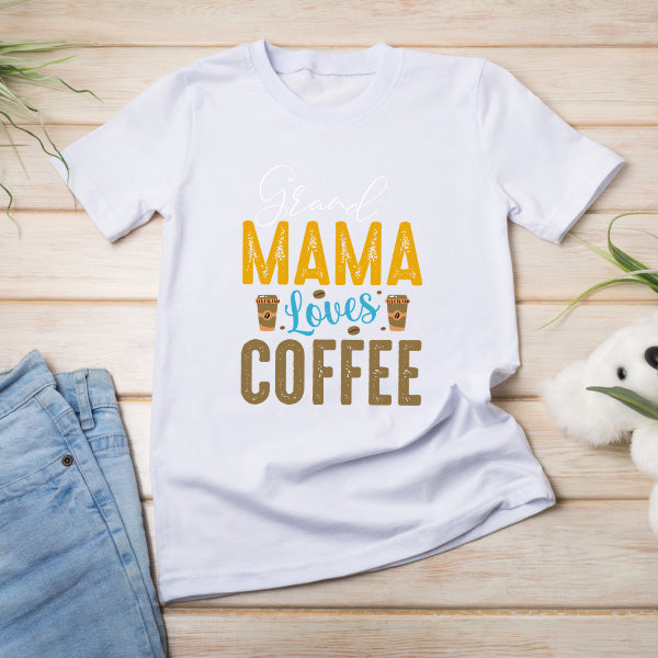 Grand Mama Loves Coffee Unisex T-Shirt | Equestrian Apparel