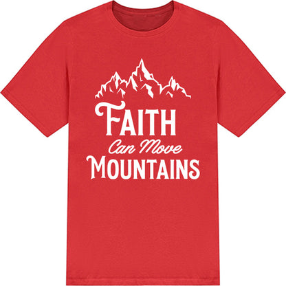 Faith Can Move Mountains T-Shirt | Christian Equestrian Apparel