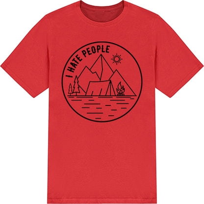 "I Hate People" Unisex T-Shirt | Ideal for Equestrian Enthusiasts