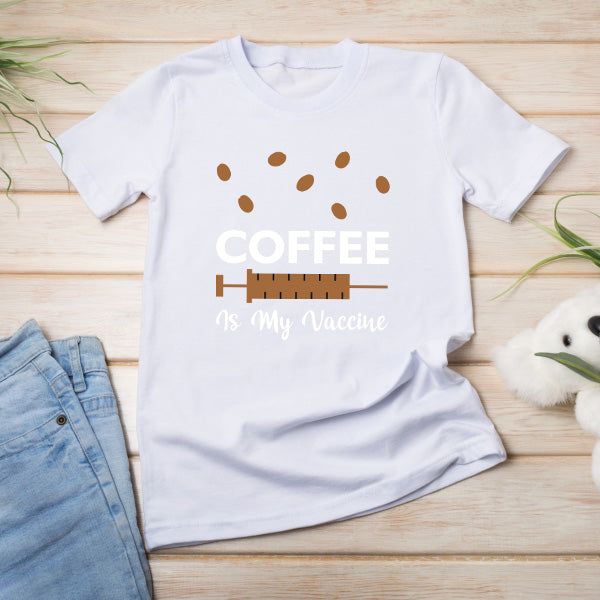 "Coffee Is My Vaccine" T-Shirt | Perfect for Coffee Lovers