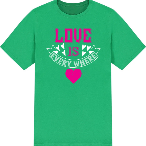 "Love Is Everywhere" Unisex T-Shirt | Valentine's Day Special