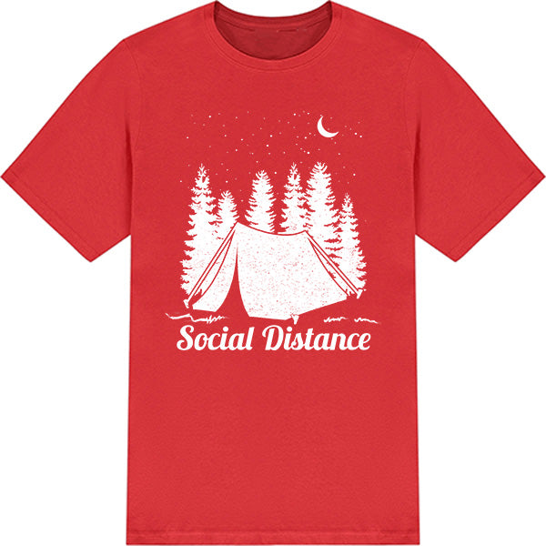 Social Distance Unisex T-Shirt | Ideal for Camping Adventures