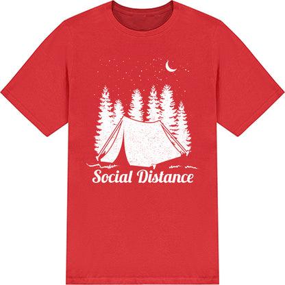 Social Distance Unisex T-Shirt | Ideal for Camping Adventures