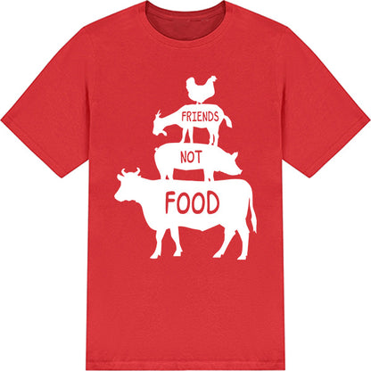 "Friends Not Food" Vegan T-Shirt | Unisex Equestrian Apparel