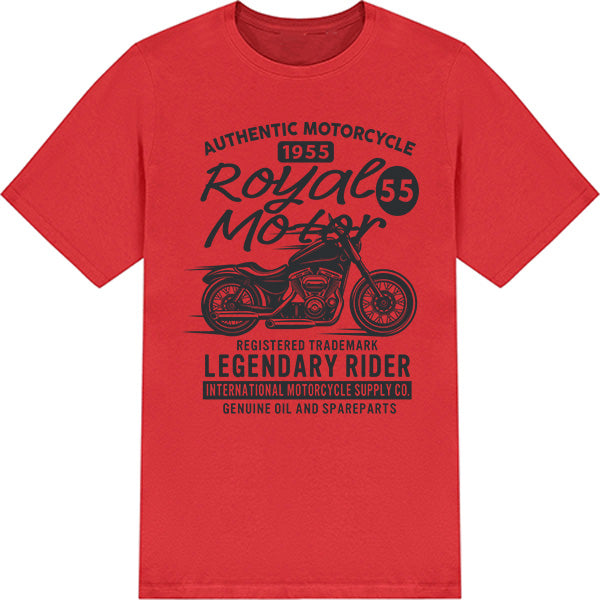 Authentic 1955 Royal 55 Motorcycle Unisex T-Shirt | Equestrian