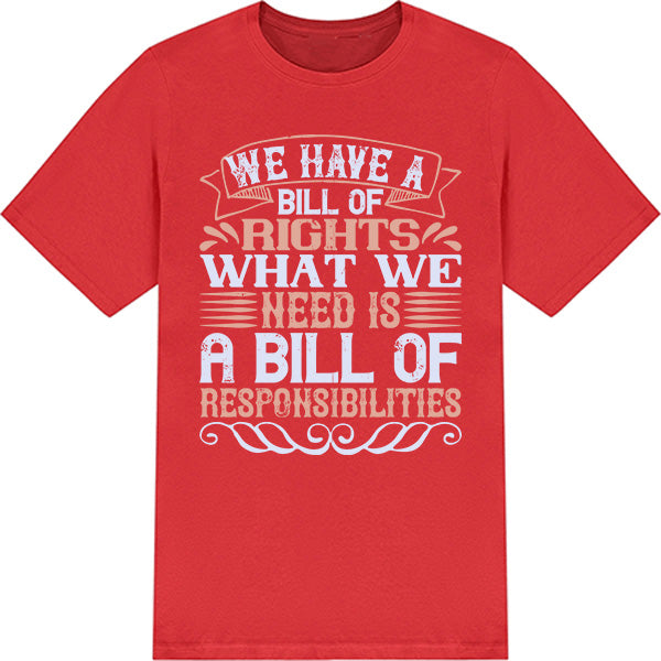 Bill of Rights Unisex T-Shirt | Political Statement Apparel