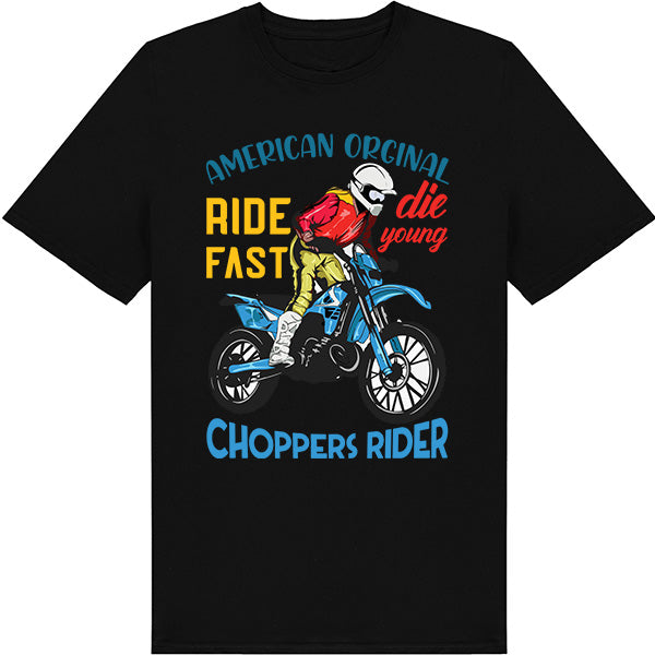 Ride Fast Die Young Choppers T-Shirt | Unisex Motorcycle Tee