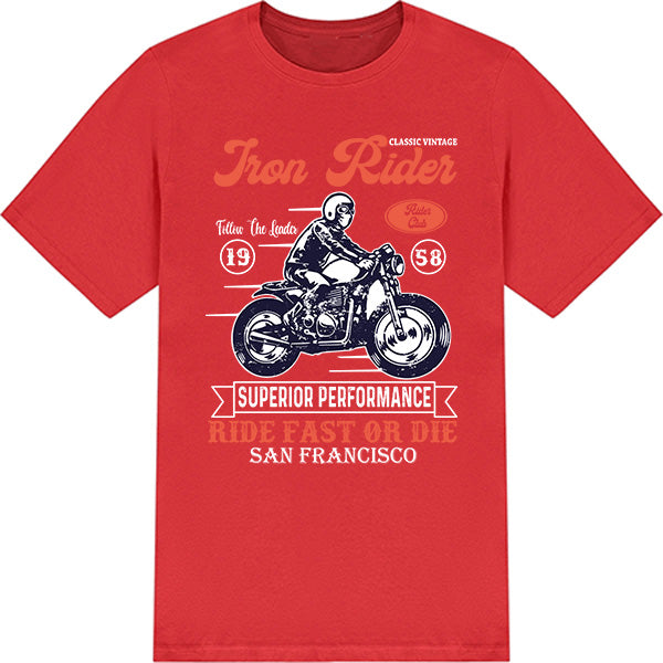 Iron Riders Unisex T-Shirt | Ride Fast or Die | Equestrian Gear