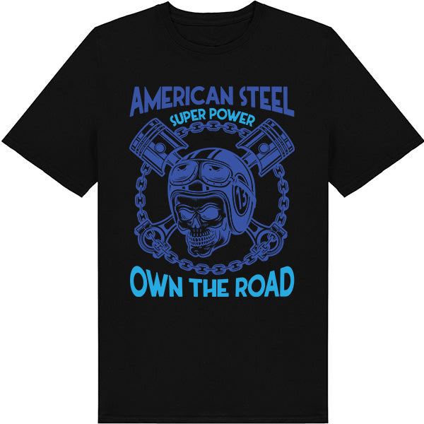 American Steel Unisex T-Shirt | Ideal for Motorcycle Fans