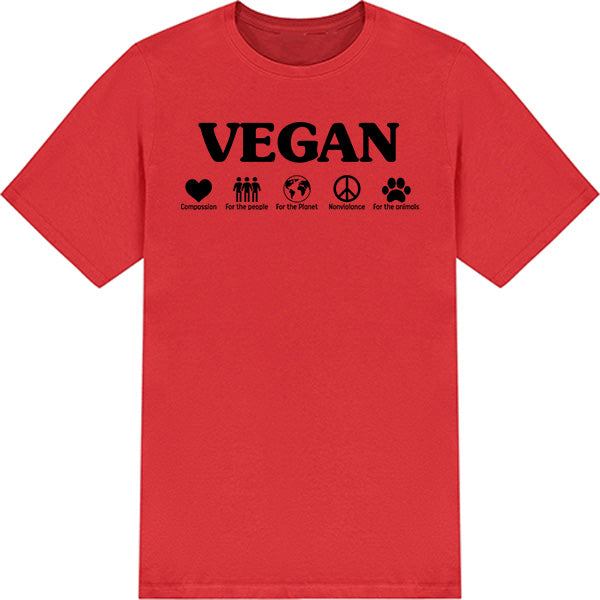 Vegan Compassion Unisex T-Shirt | Nonviolence & Vegan Vibes