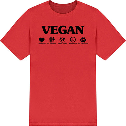 Vegan Compassion Unisex T-Shirt | Nonviolence & Vegan Vibes