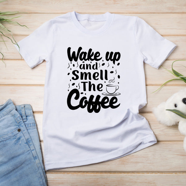 "Wake Up and Smell the Coffee" Unisex T-Shirt for Coffee Lovers