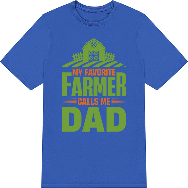 "My Favorite Farmer Calls Me Dad" T-Shirt | Equestrian Apparel