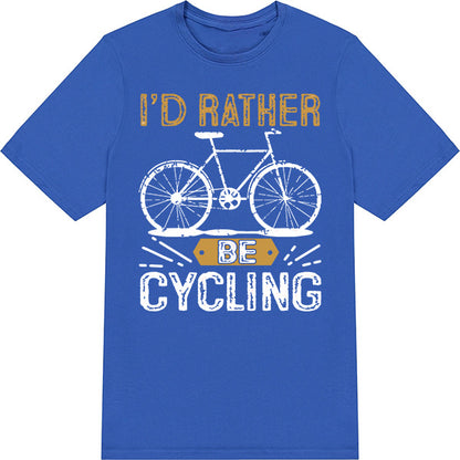 "I'd Rather Be Cycling" T-Shirt | Ideal for Bike Lovers