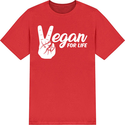 Vegan For Life Unisex T-Shirt | Embrace Vegan Vibes