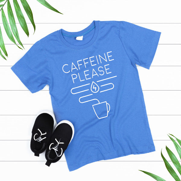 Caffeine Please Unisex T-Shirt | Ideal for Coffee Lovers