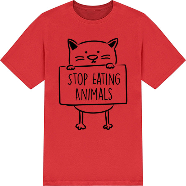 Stop Eating Animals T-Shirt | Vegan Vibes Unisex Tee