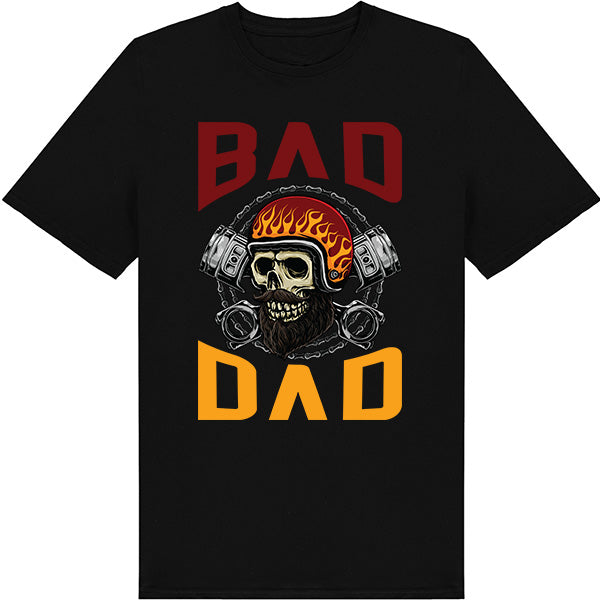 "Bad Dad" Unisex T-Shirt | Ideal for Motorcycle Lovers