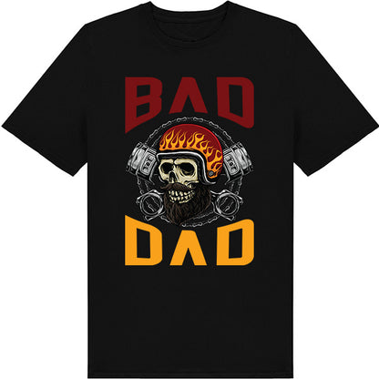 "Bad Dad" Unisex T-Shirt | Ideal for Motorcycle Lovers