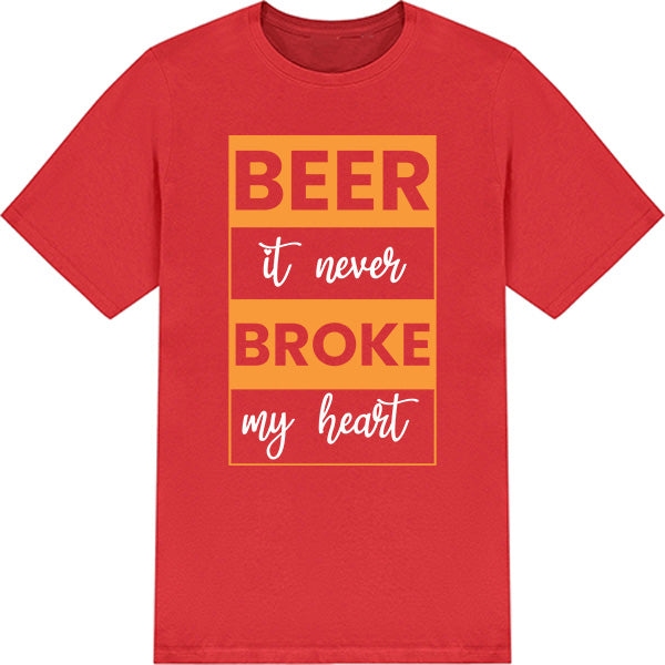 "Beer It Never Broke My Heart" T-Shirt | Unisex Equestrian Tee