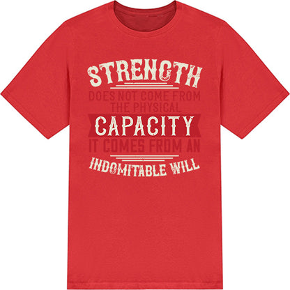 Indomitable Will Unisex T-Shirt | Fitness Focus Collection