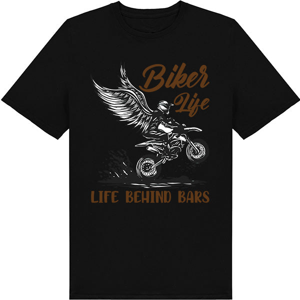 "Life Behind Bars" Unisex T-Shirt | Motorcycle Enthusiast Tee