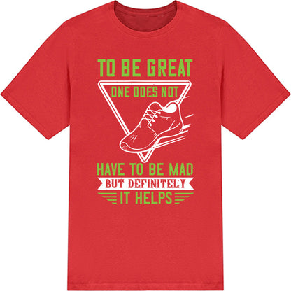 Unisex Runner's T-Shirt - 'To Be Great' Equestrian Edition