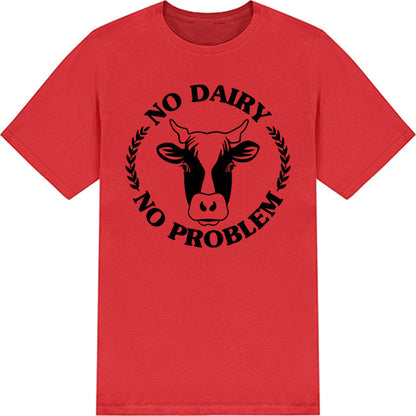 "No Dairy No Problem" Vegan T-Shirt | Unisex Equestrian Apparel