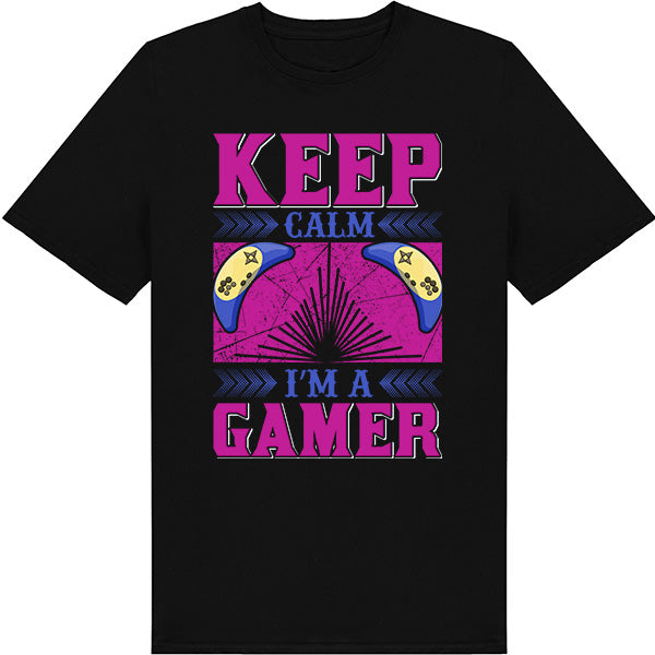 "Keep Calm I'm A Gamer" T-Shirt | Premium Unisex Gaming Tee