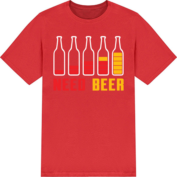 "I Need Beer" Unisex T-Shirt | Equestrian & Beer Lovers