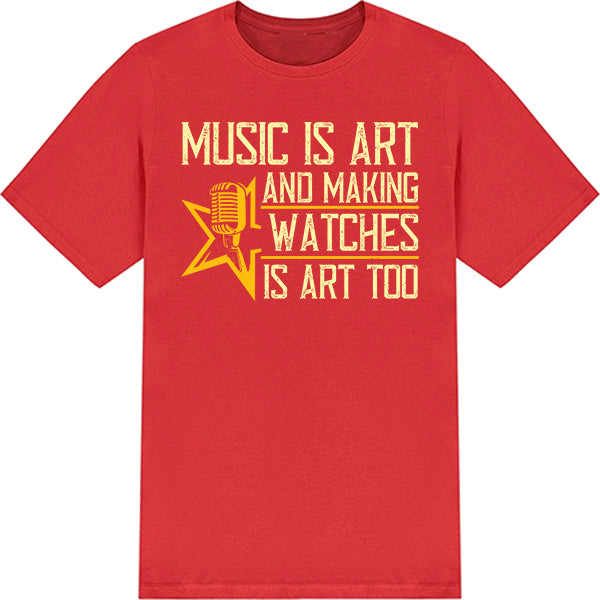 "Music Is Art" Unisex T-Shirt | Ideal for Music Lovers